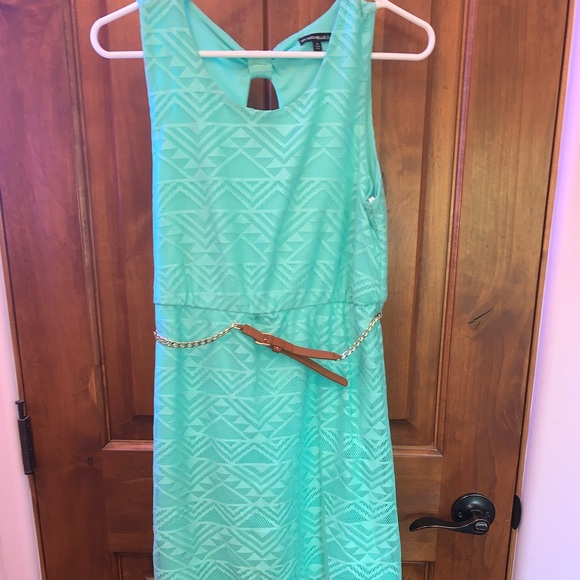 My Michelle Other - My Michelle Girls Teal Hi-Low Dress